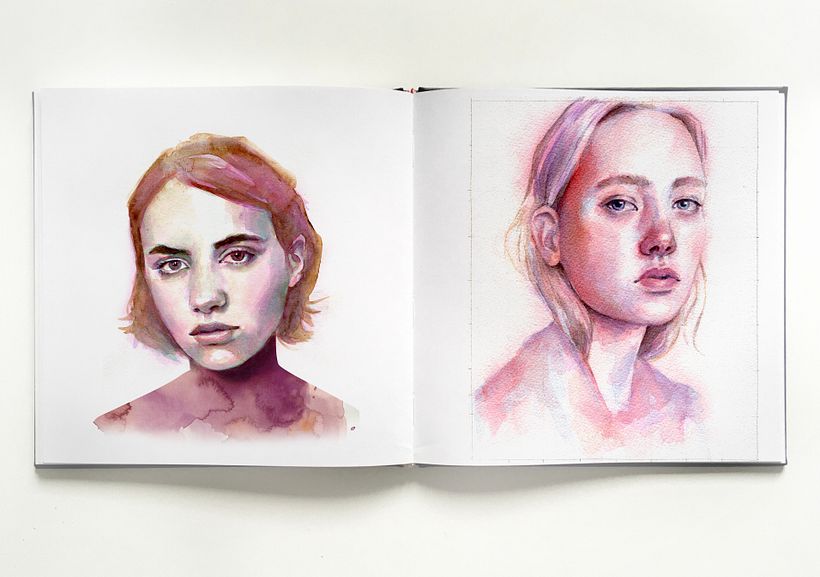 Mi Proyecto del curso: Retrato artístico en acuarela 1