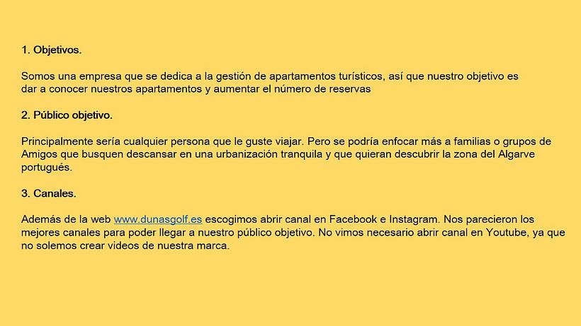 Mi Proyecto del curso: Dunas Golf 18