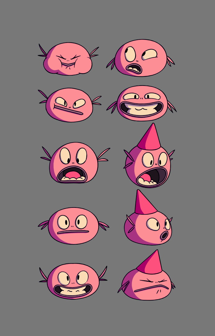 Expression sheet Axolot