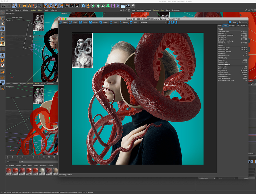 Render en Corona Renderer.