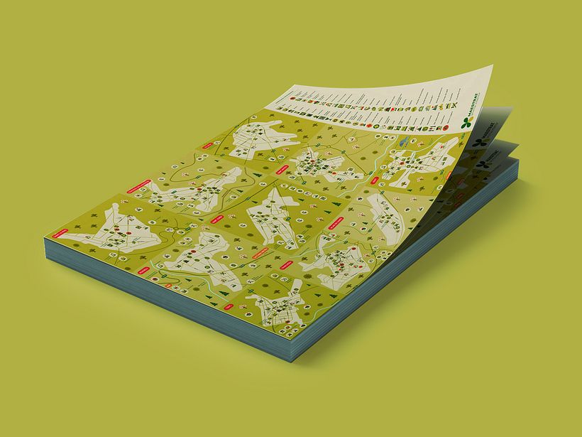 Ánima interior - Mapa turístico ilustrado - Ilustración tradicional