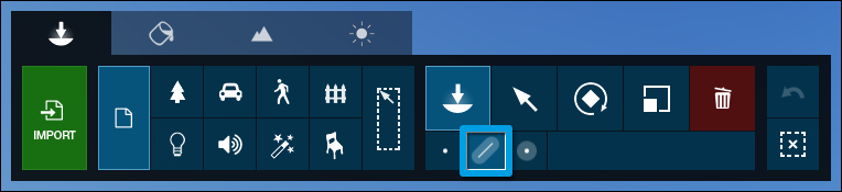 botón situar en masa lumion shortcuts