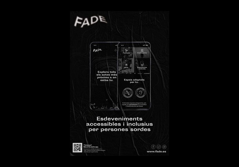 FADE - Accesibilidad para espacios adaptados para personas sordas - Branding e Identidad