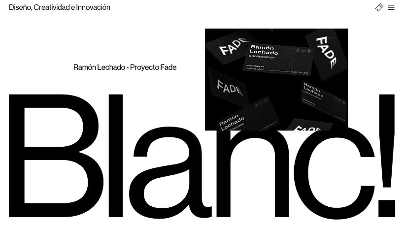 Presentado en la edición núm. 11 de Blanc Festival (2019).