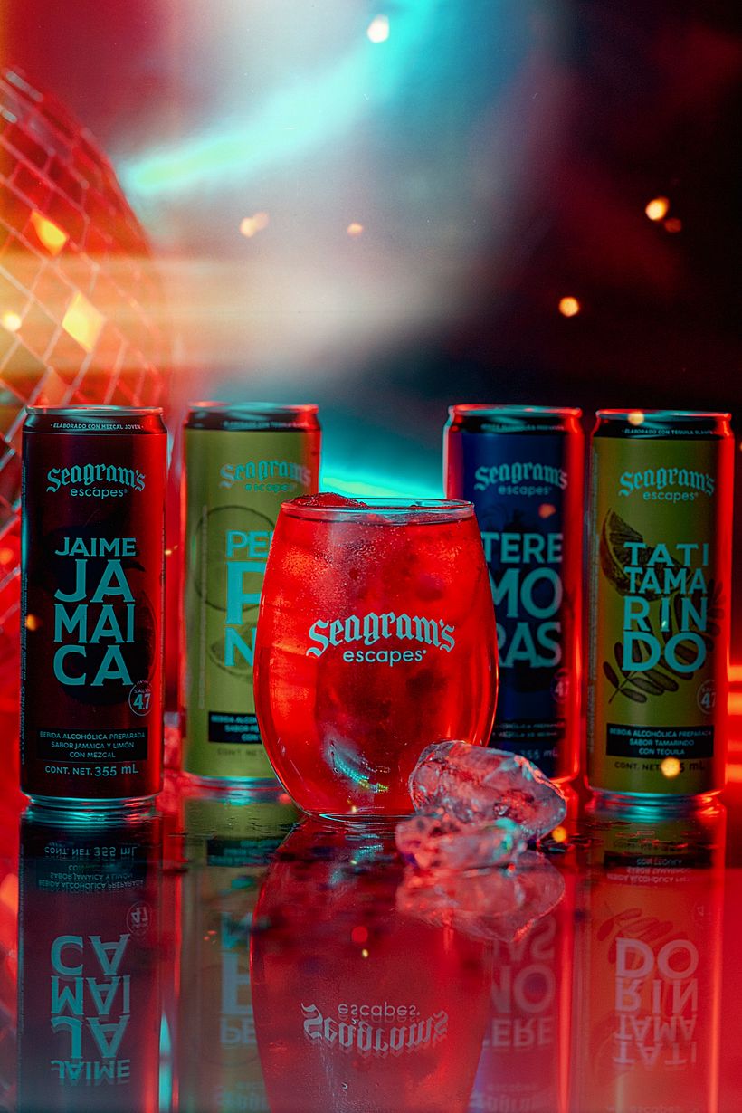 Campaña para Instagram de Seagrams Escapes. 4