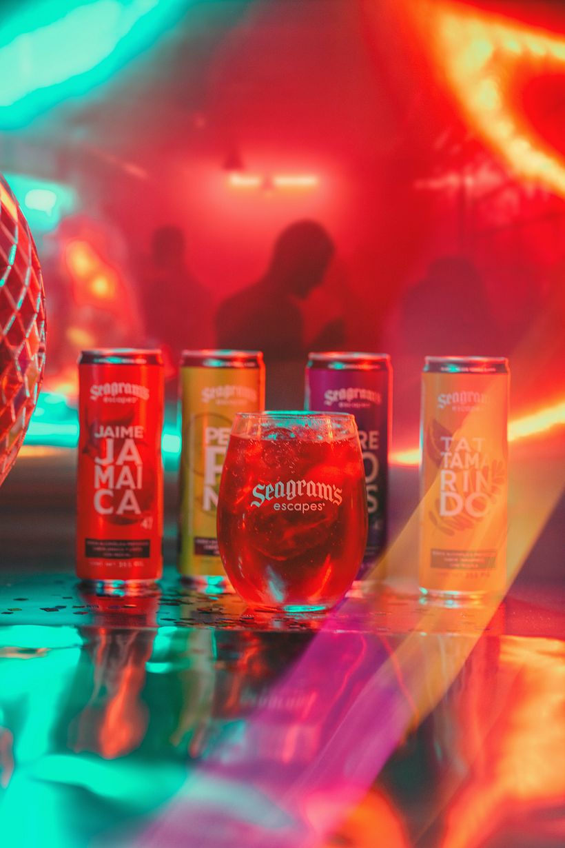 Campaña para Instagram de Seagrams Escapes. 6