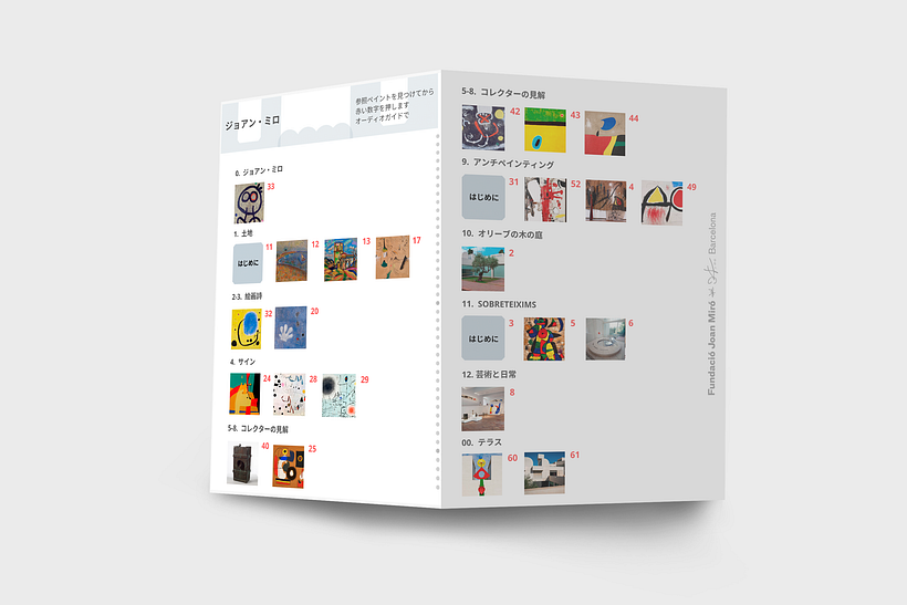Japanese Guide - Fundació Joan Miró 2