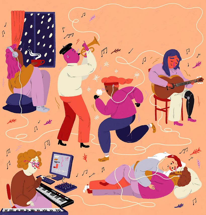 Editorial illustrations: Dagens Nyheter 2