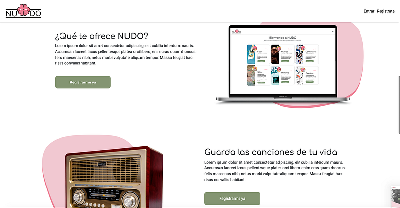 NUDO (web app para mantener recuerdos en personas mayores) 2