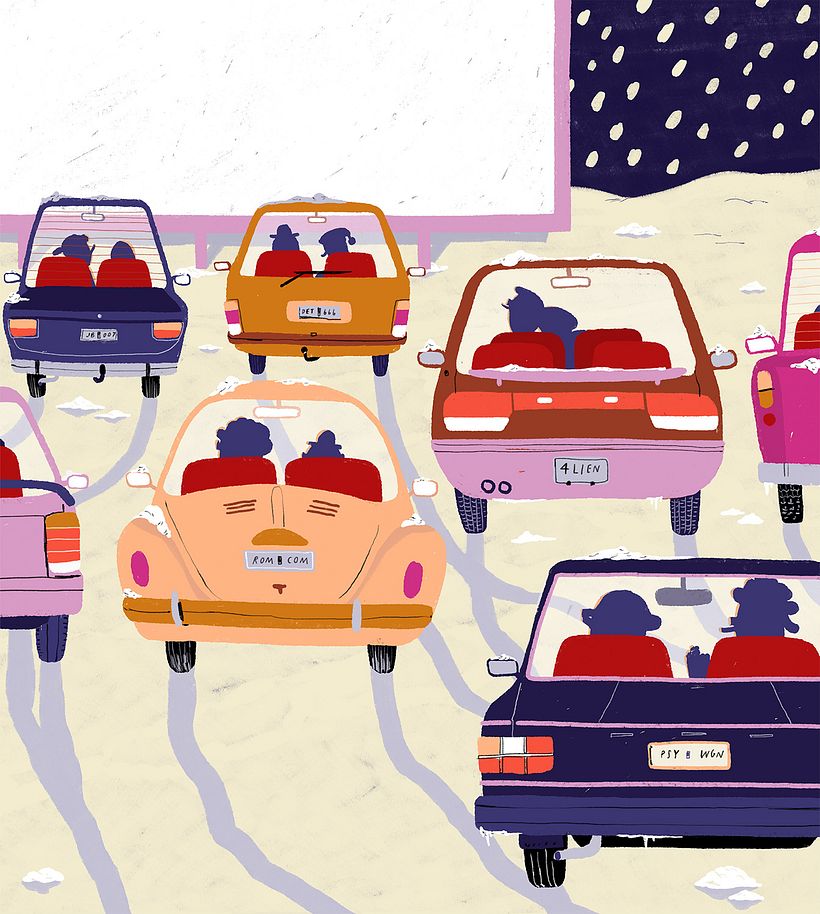 Editorial illustrations: Dagens Nyheter 4