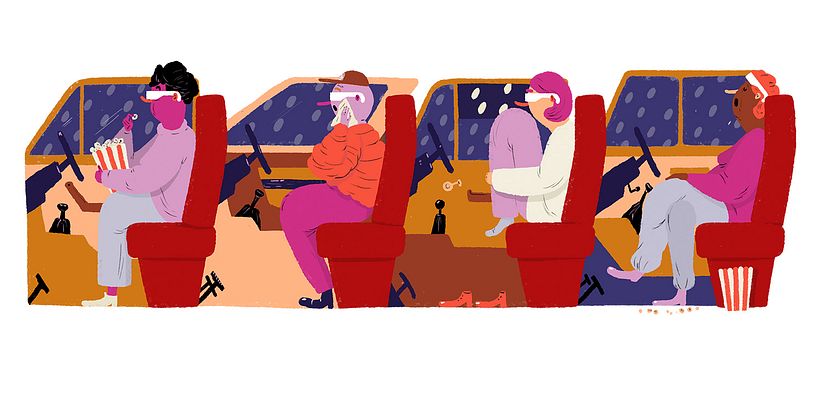 Editorial illustrations: Dagens Nyheter 6