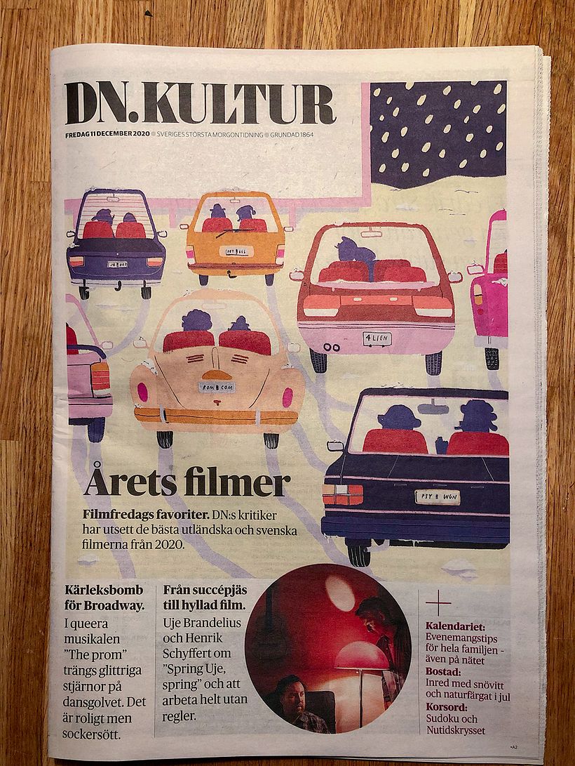 Editorial illustrations: Dagens Nyheter 3