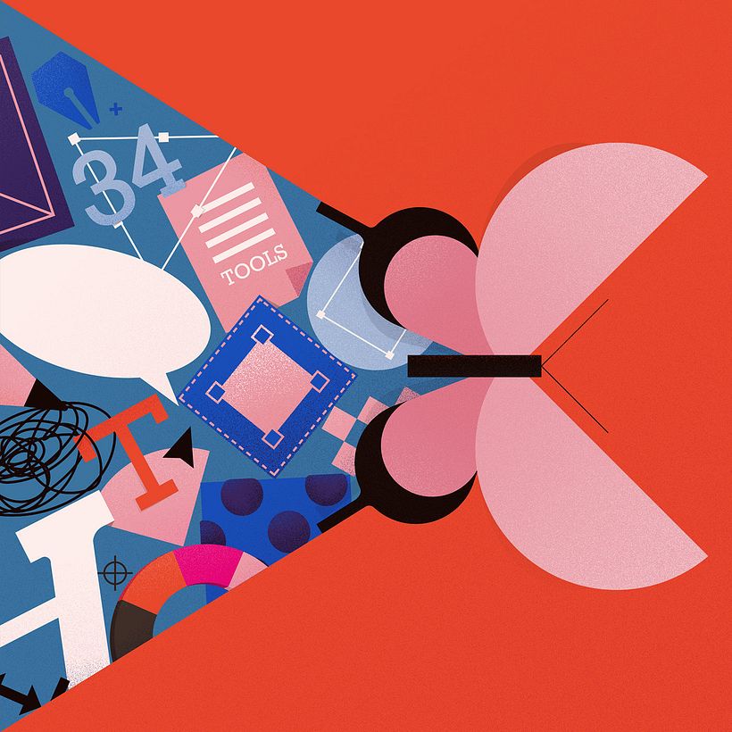 Did you know that the butterfly was the indesign symbol from version 1.0 in 1999 until the release of version CS3 in 2007?
