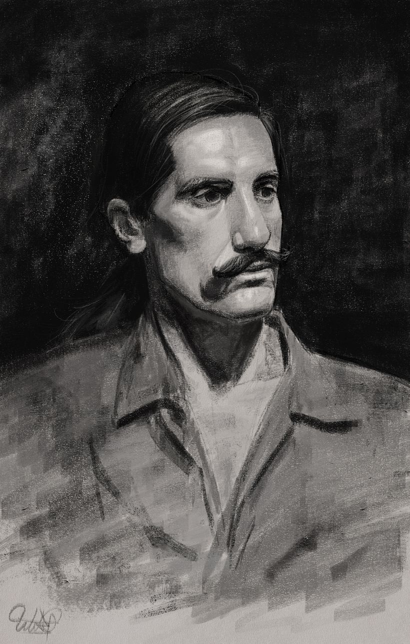 Lo hice en digital por el simple hecho de que no tengo el material necesario para hacerlo al natural.