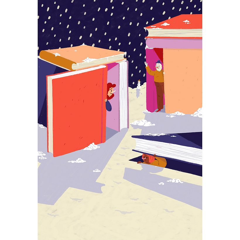 Editorial illustrations: Dagens Nyheter 8