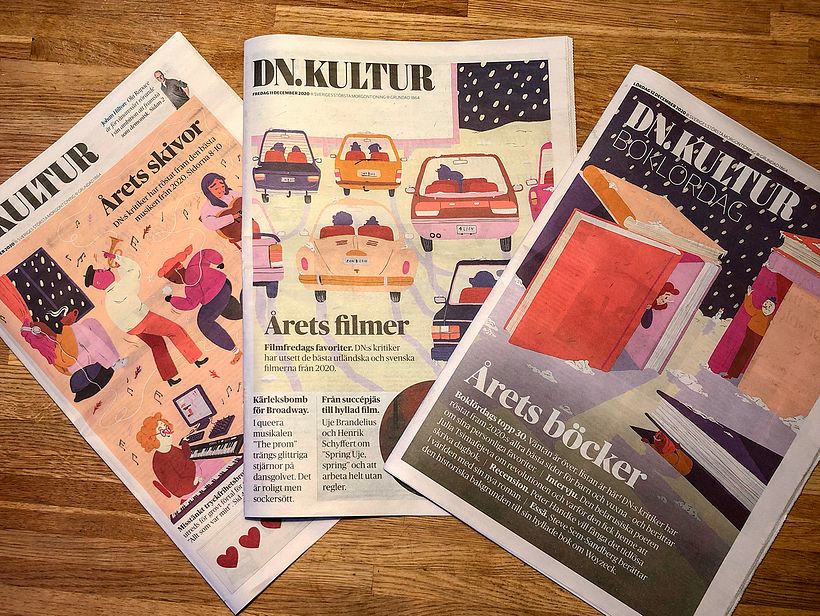 Editorial illustrations: Dagens Nyheter 0
