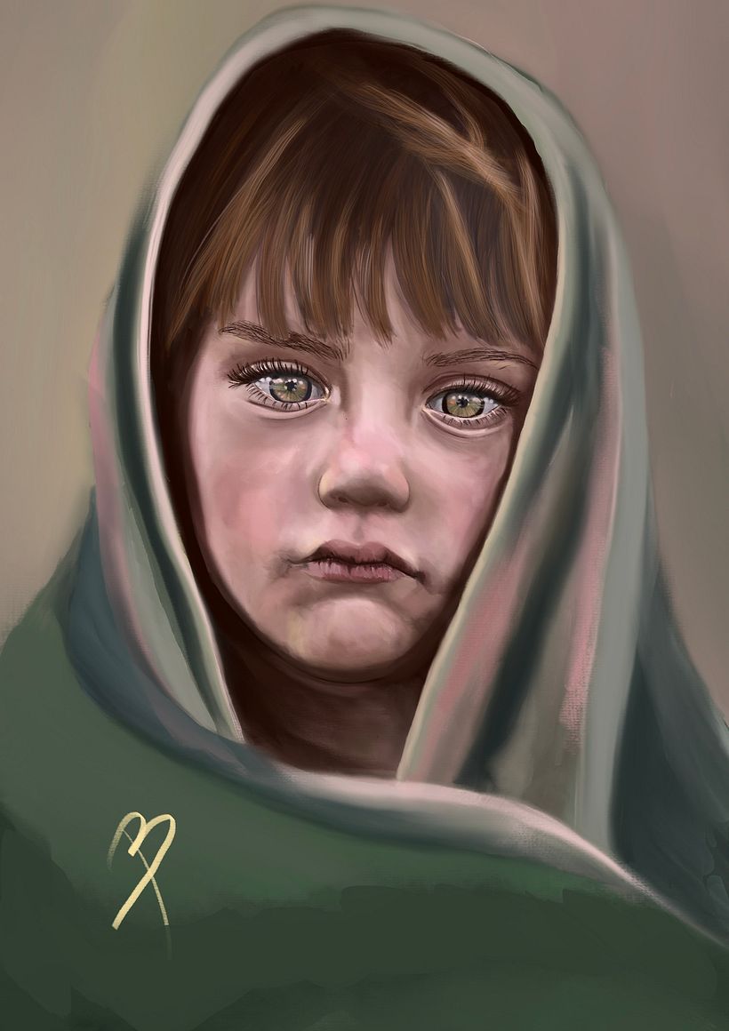 Niño refugiado