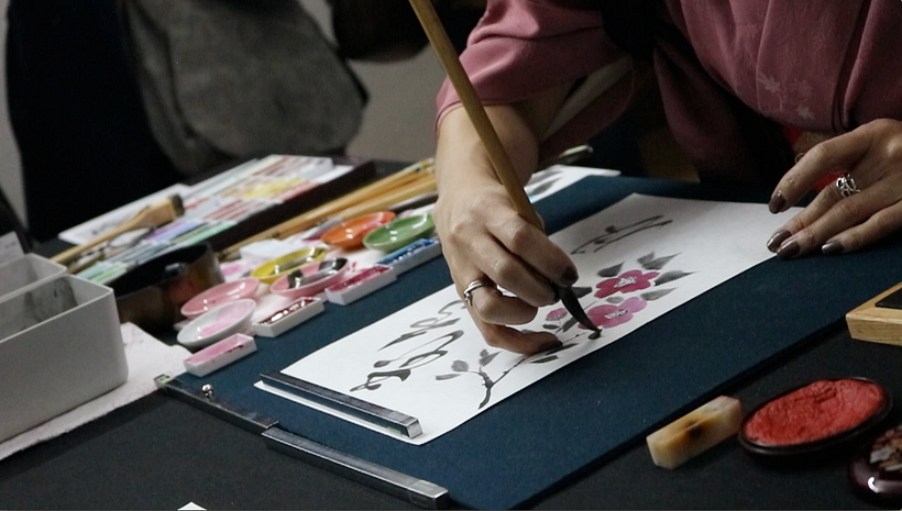Demonstration at Georgian State Museum of Folk and Applied Arts hosted by Japanese Embassy
