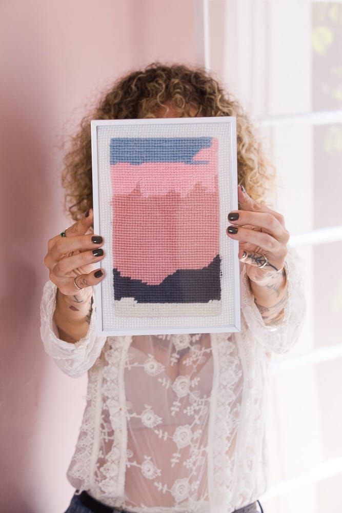Paula Linard and her unique embroidery work