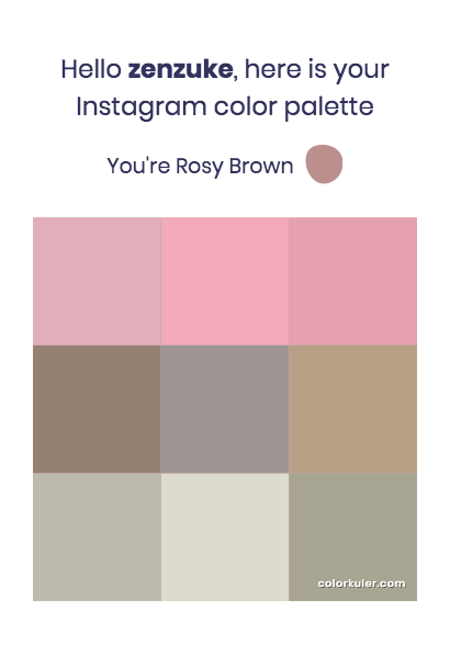 Zenzuke's colors