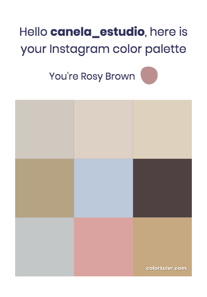 Canela Studio's colors