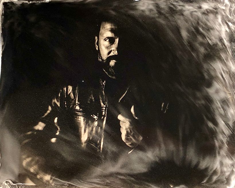 Wet-plate tin types 0