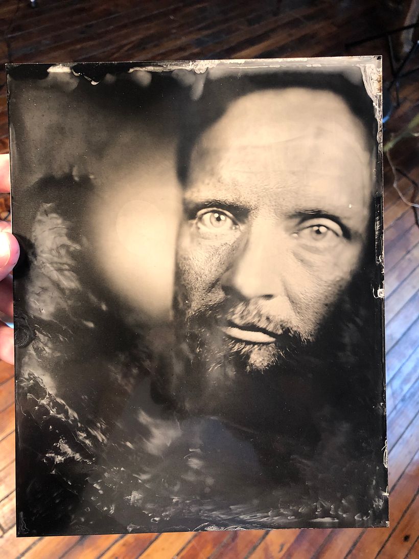 Wet-plate tin types 7