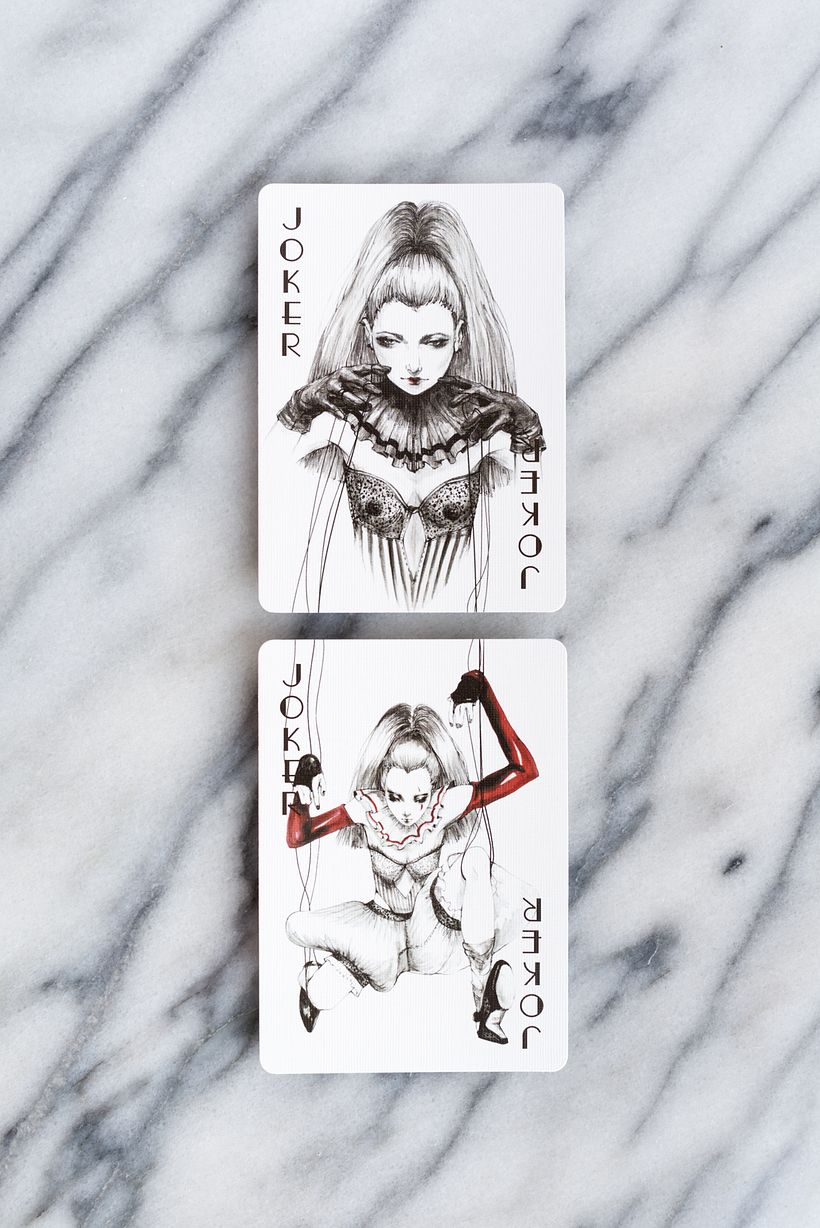 Fashion Playing Cards - Ilustración tradicional