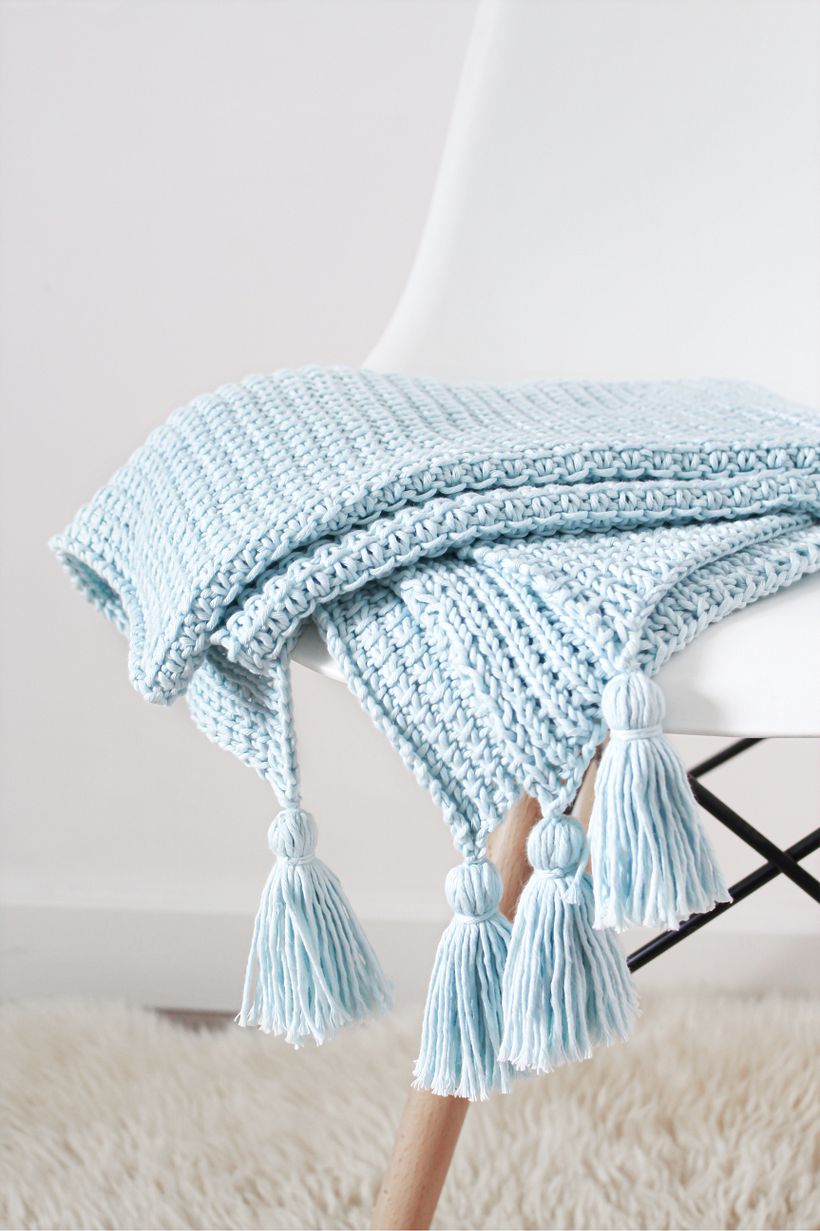 Colección Mantas de Bebé para KNITIVE- Ocean Blanket y Falling Blanket 1