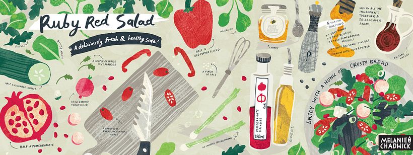 They Draw and Cook Food Illustrations 1