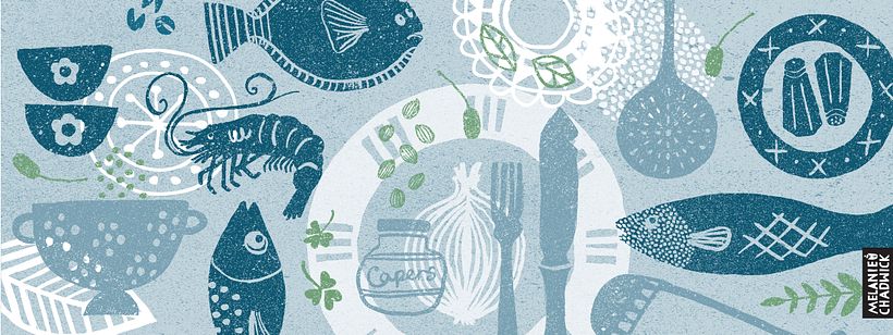 They Draw and Cook Food Illustrations 4