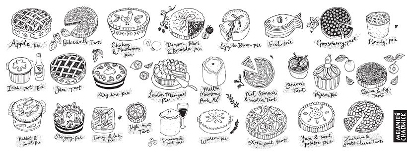 They Draw and Cook Food Illustrations 10