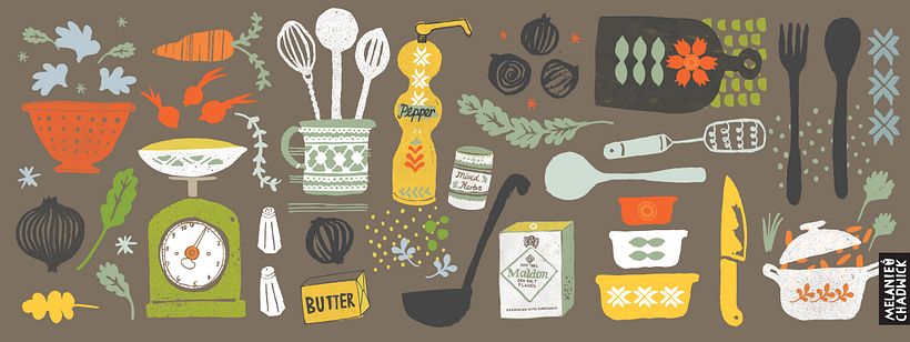 They Draw and Cook Food Illustrations 7