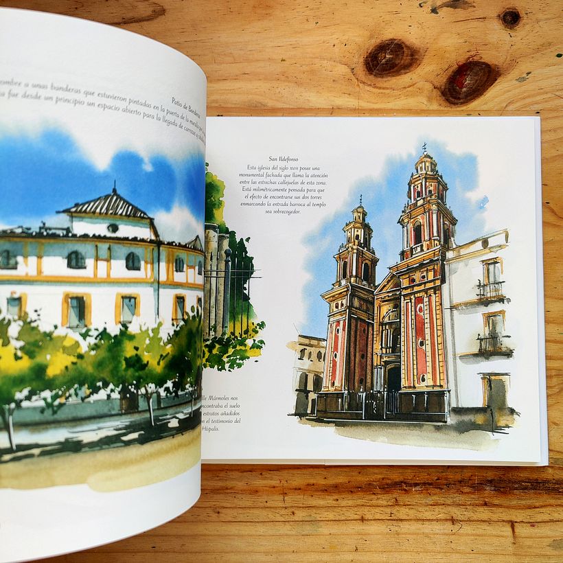 Libro Sevilla Acuarelas de Viaje 2