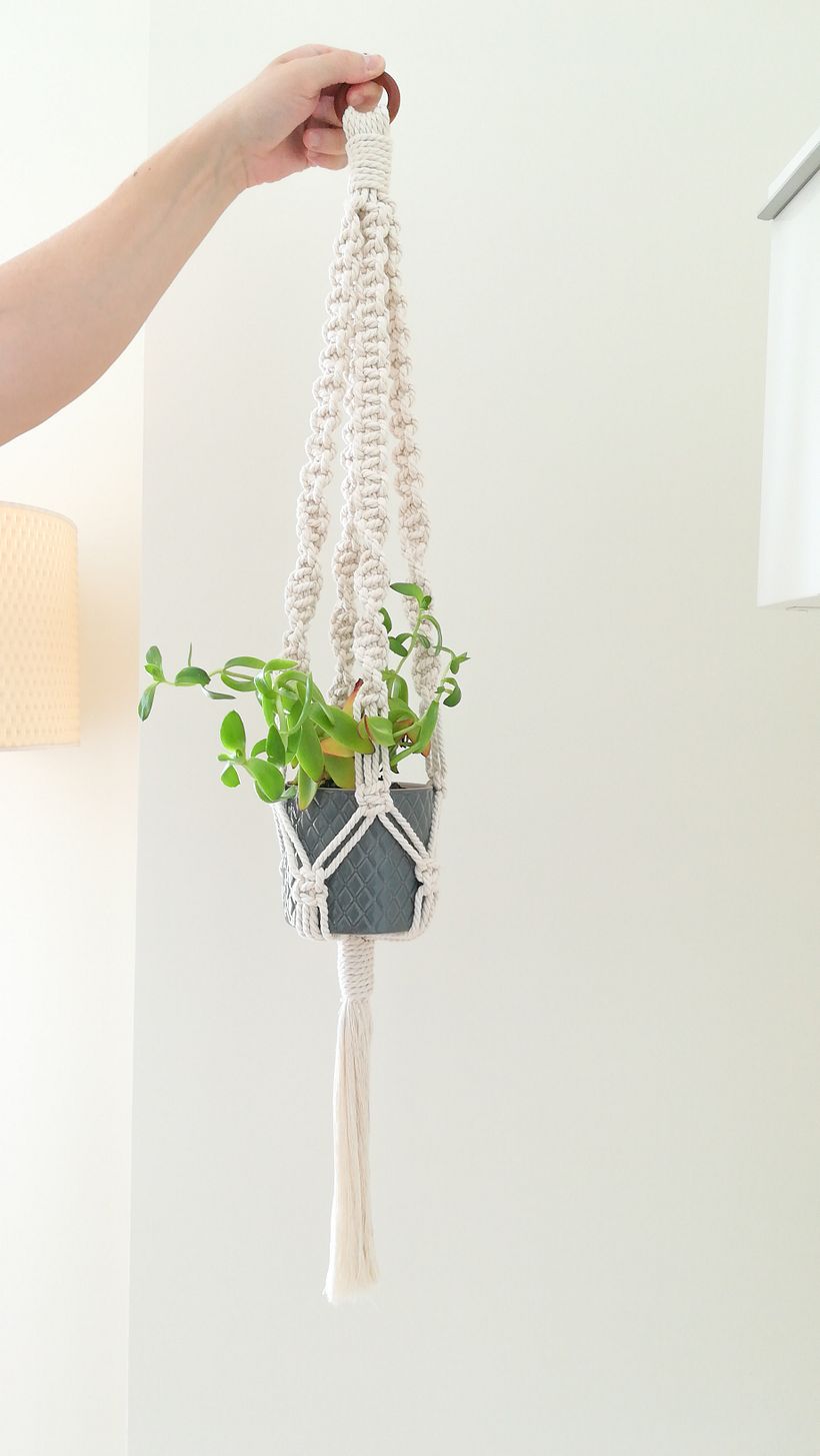 Mi Proyecto del curso: Macramé: nudos básicos y complejos 3