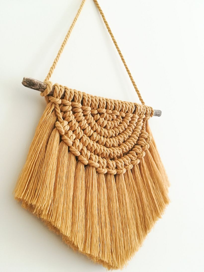 Mi Proyecto del curso: Macramé: nudos básicos y complejos 4