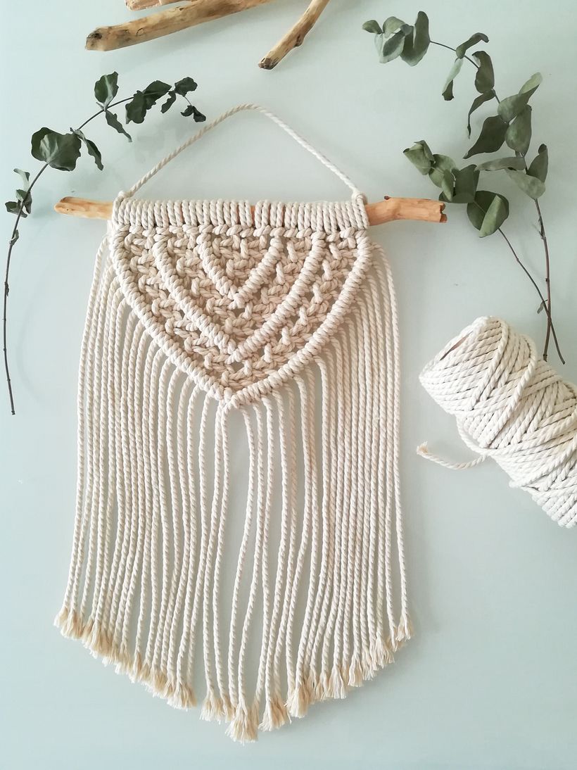 Mi Proyecto del curso: Macramé: nudos básicos y complejos 5