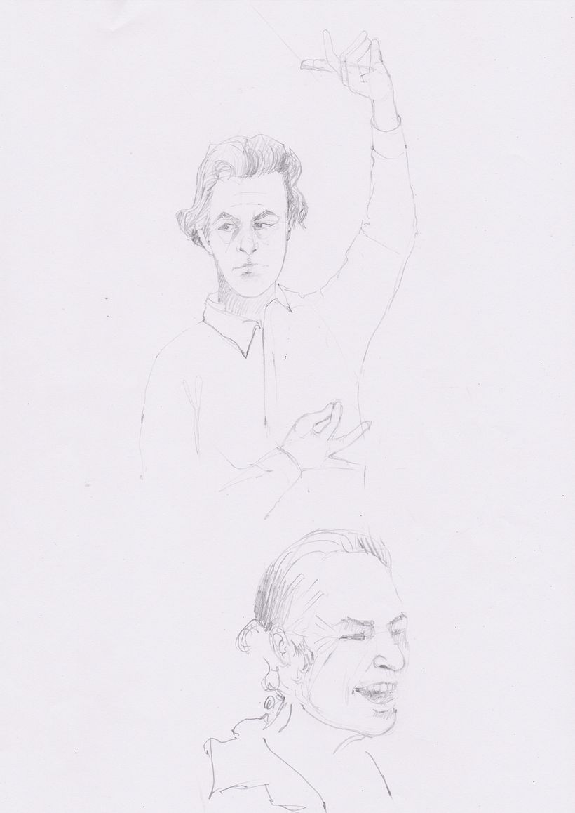 My project in Composition and Color for Creative Illustration course_ Topic: Timothy Leary 0