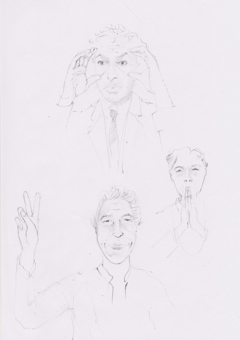 My project in Composition and Color for Creative Illustration course_ Topic: Timothy Leary 1
