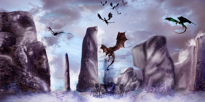 My project in Matte Painting: Creating Photorealistic Worlds course 0