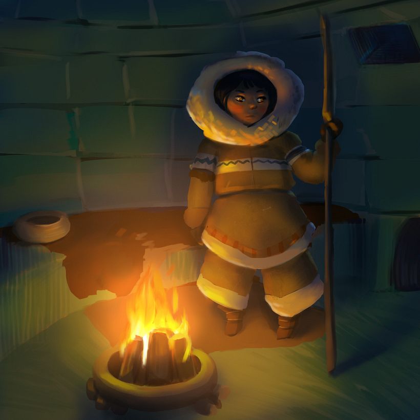 Proyecto INUIT LAURA curso: Principios de iluminación para pintura digital 0