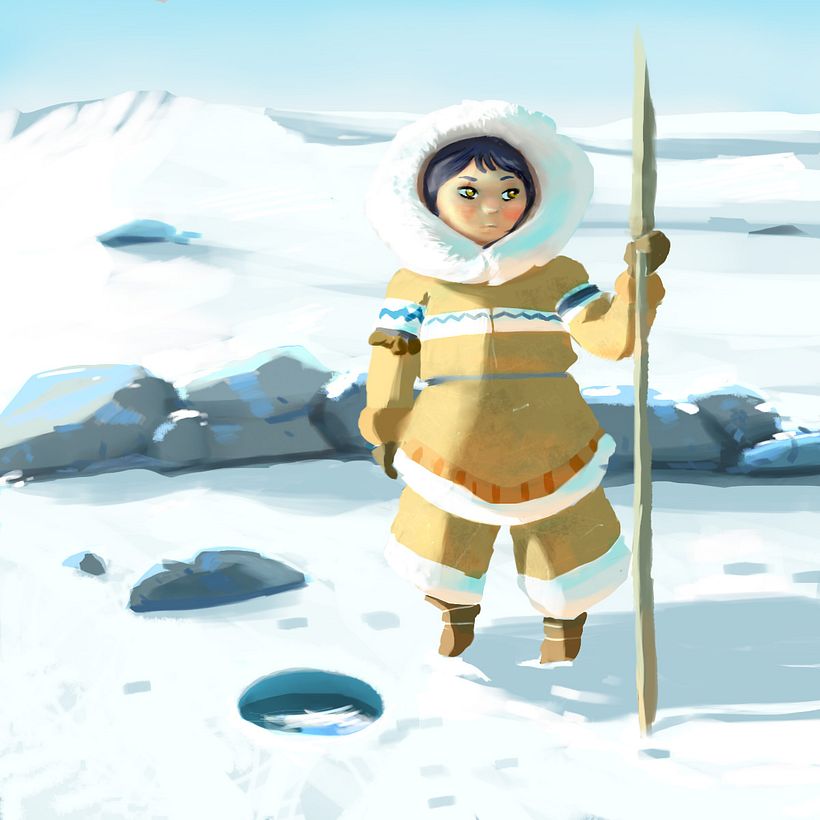 Proyecto INUIT LAURA curso: Principios de iluminación para pintura digital 2