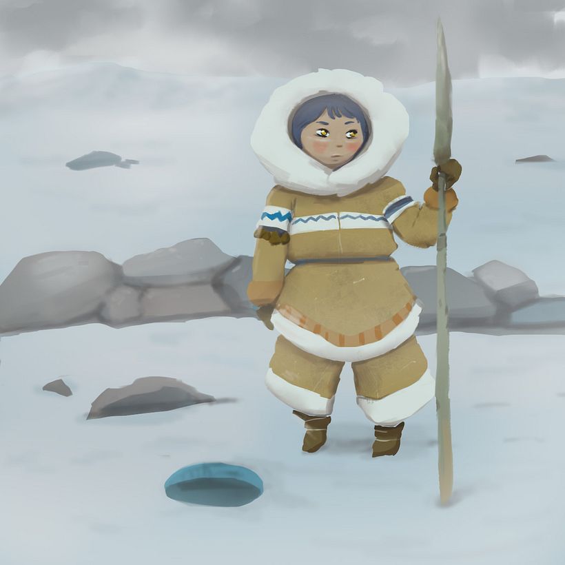 Proyecto INUIT LAURA curso: Principios de iluminación para pintura digital 4