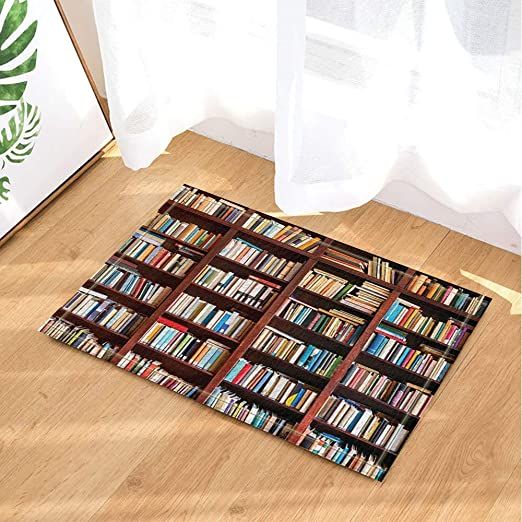 Faux bookshelves