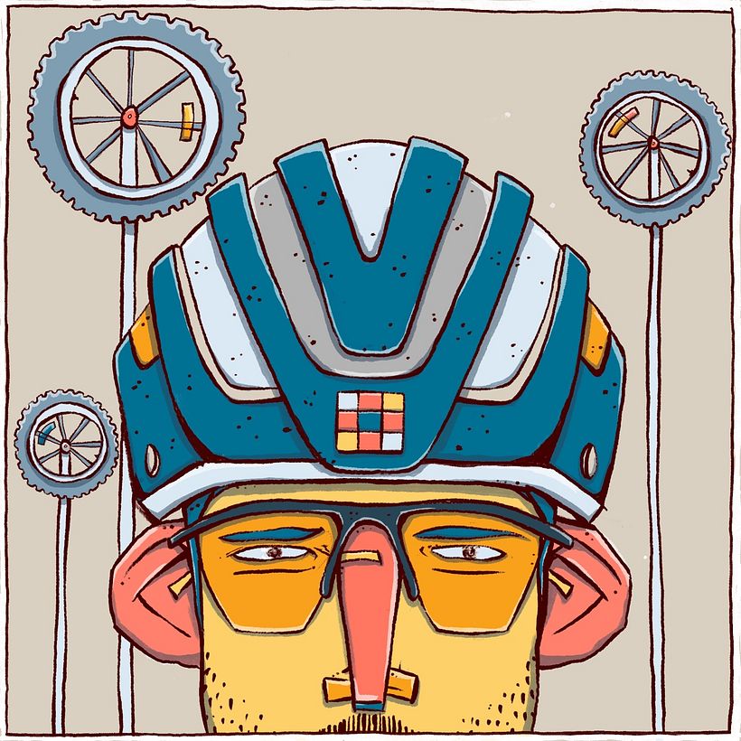 Illustration practice with Ink Technique.