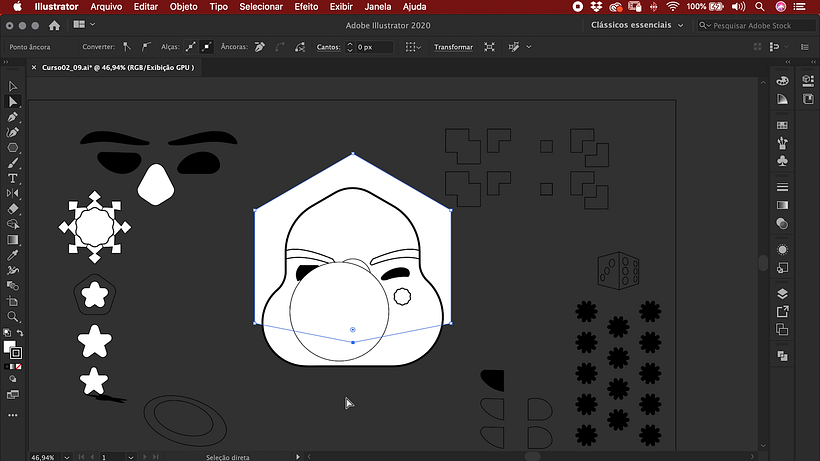 Illustrator Tutorial: 3 Basic Drawing Techniques 8