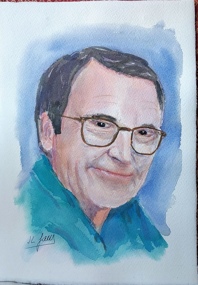 Mi Proyecto del curso: Autorretrato en acuarela 0