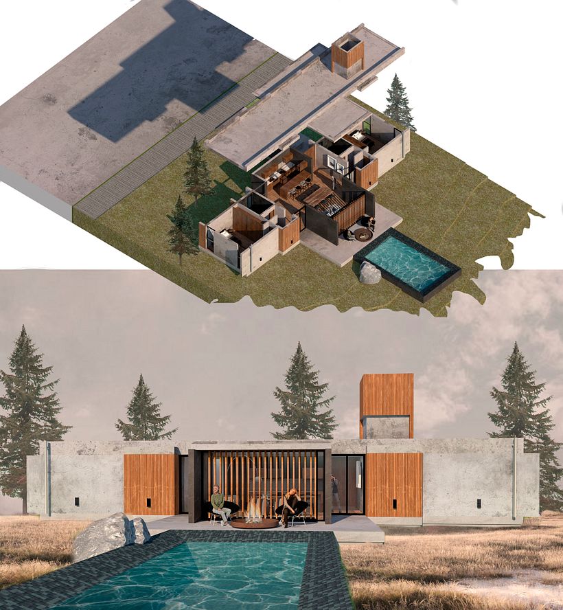 Mi Proyecto del curso: Ilustración digital de proyectos arquitectónicos 0