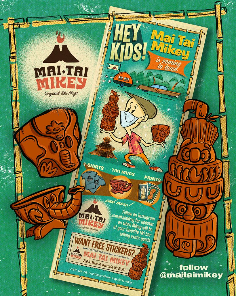 Mai Tai Mikey Tiki Mugs 2