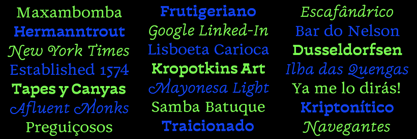 Discórdia Typeface 8